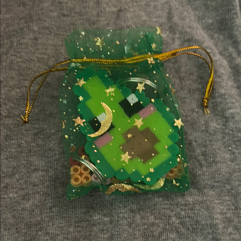 Green Starry Gift Bag